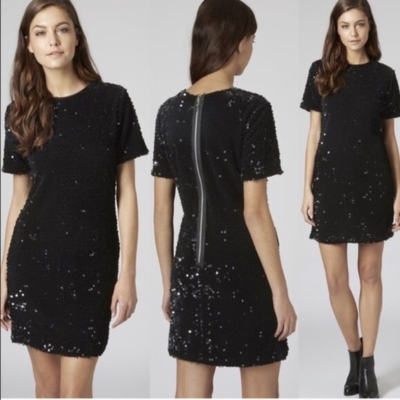 Velvet Sequin Cocktail dress seen on Beyonce - Picture 1 of 9